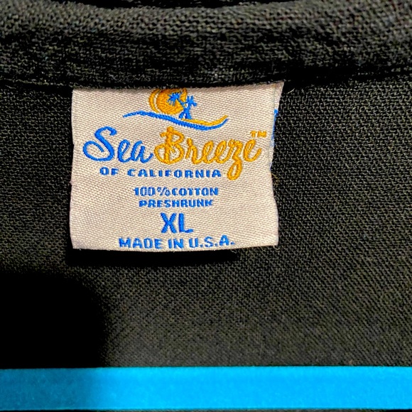 BLACK XL PLEATED FRONT TUNIC (F) - Picture 3 of 4